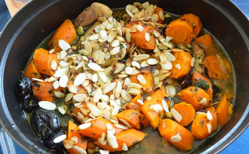 Réaliser un tajine de lapin aux pruneaux à l'autocuiseur